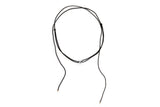 Gold Knot 14K Whitegold Cord Necklace
