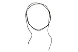 Gold Knot 14K Whitegold Cord Necklace
