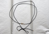Gold Spiral Cord 14K Gold Cord Necklace