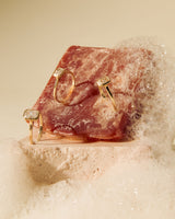 Radiant Bezel 1.0 CT 14k or 18k Whitegold Ring w. Lab-Grown Diamond