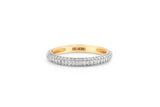 Pavè Alliance 14k oder 18k Goldring