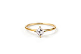 akind squarecutdiamondring laying yg studio