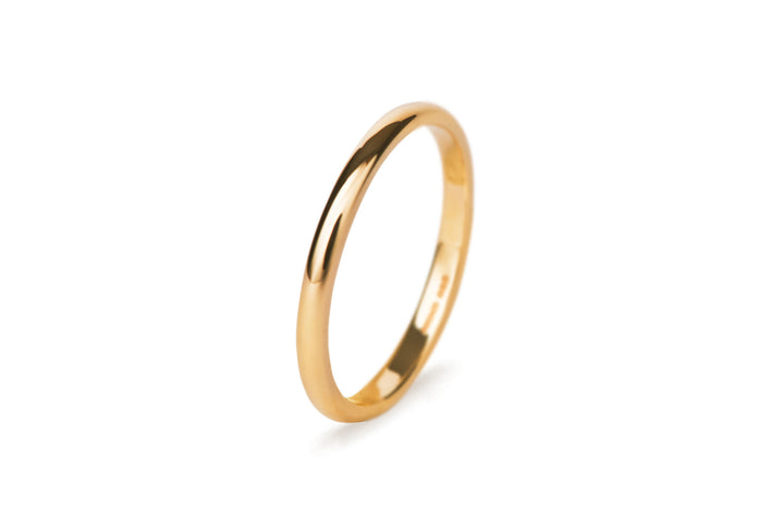 Stacking 14K Gold Band Ring