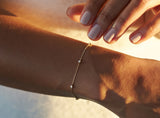 Station Diamant 14K Guld Armbånd
