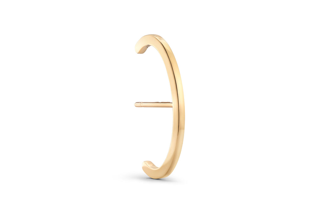 Suspender 14K Gold Earring