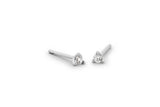 Drei Zink Diamond 14K Whitegold Stud