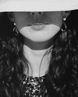 Puka Combi Sølv øreringe