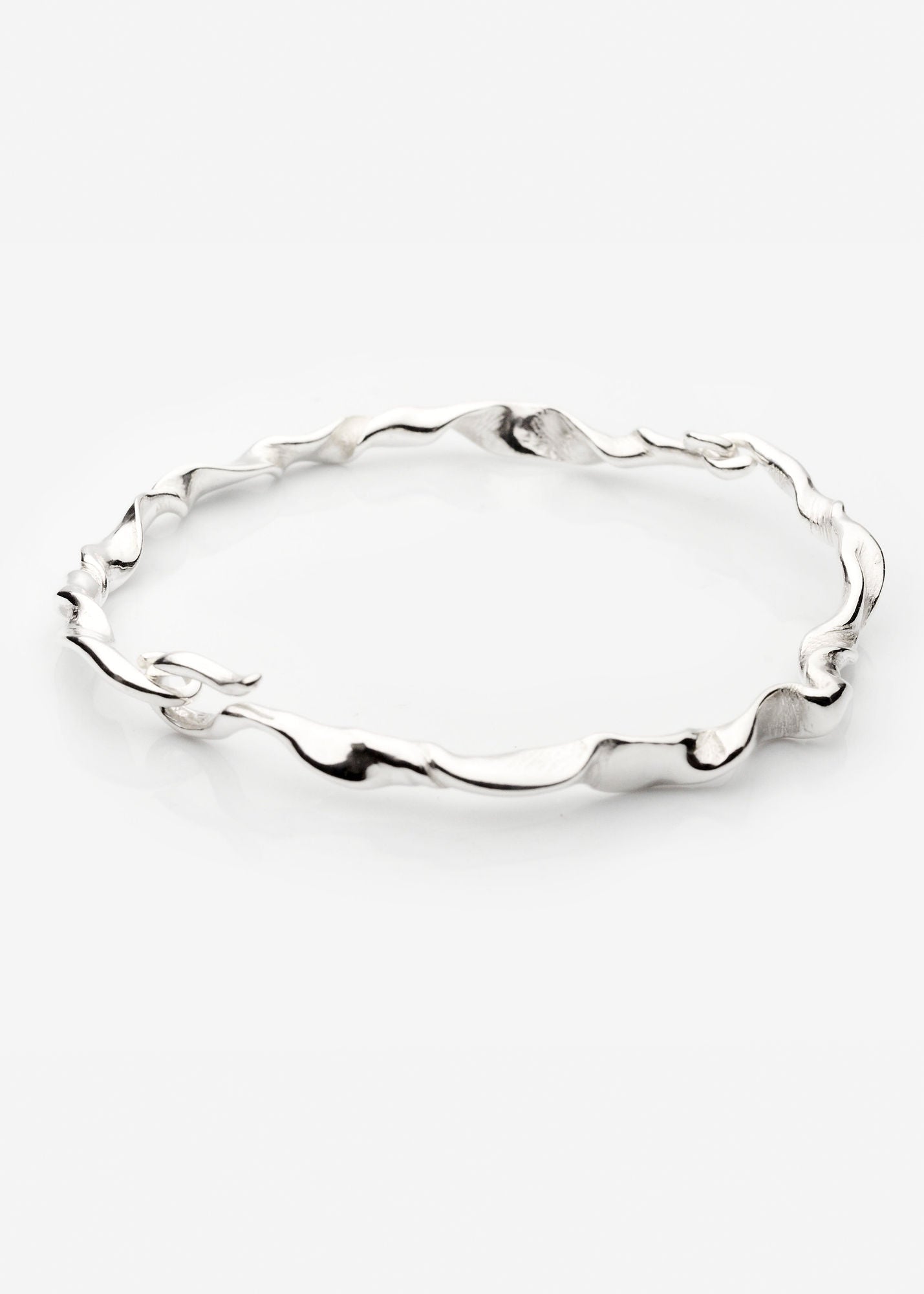 Lactuca I Silver Bangle