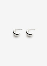 Puka I Silver Hoops
