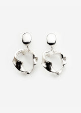 Puka Combi Sølv øreringe