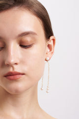 ALMA 9k Gold Earrings w. Pearl