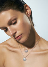 Aphrodite 14K Rosegold Necklace w. Diamonds