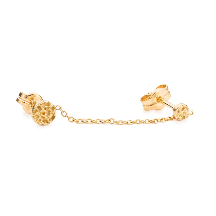 Zwei Monde 18k Gold Ohrring