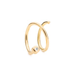 Taygeta 03 18K Gold Earring w. Diamond