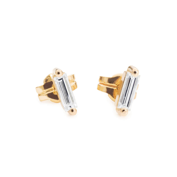 Cosmos B01 18K Gold Earrings w. Diamonds