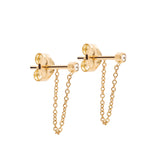 Taygeta 04 18K Gold Earrings w. Diamonds