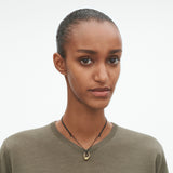 Mercy Small 18K Gold Pendant w. Cord