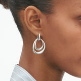 Offspring Large Silver Earrings