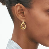 Offspring 18K Gold Earrings w. Diamonds