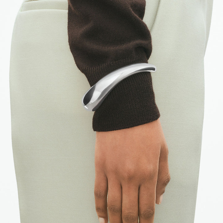 Offspring Large Silver Bangle