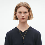 Reflect Lariat 18K Gold Necklace