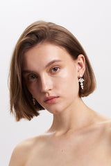 AYALLA 9k Gold Earrings w. Pearls