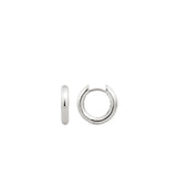 Absolute Mini 18K White Gold Creoles