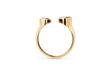 Toi Et Moi 14k or 18k Gold Ring w. Lab-Grown Diamonds