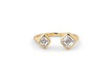 Toi Et Moi 14k or 18k Gold Ring w. Lab-Grown Diamonds