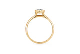 Radiant Bezel 0,3 CT 14k eller 18k Guld Ring m. Lab-Grown Diamant