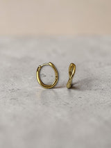 Allure Slim 14K Gold Hoop Small