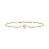 Amorina Gold Plated Bracelet w. Cubic Zirconia