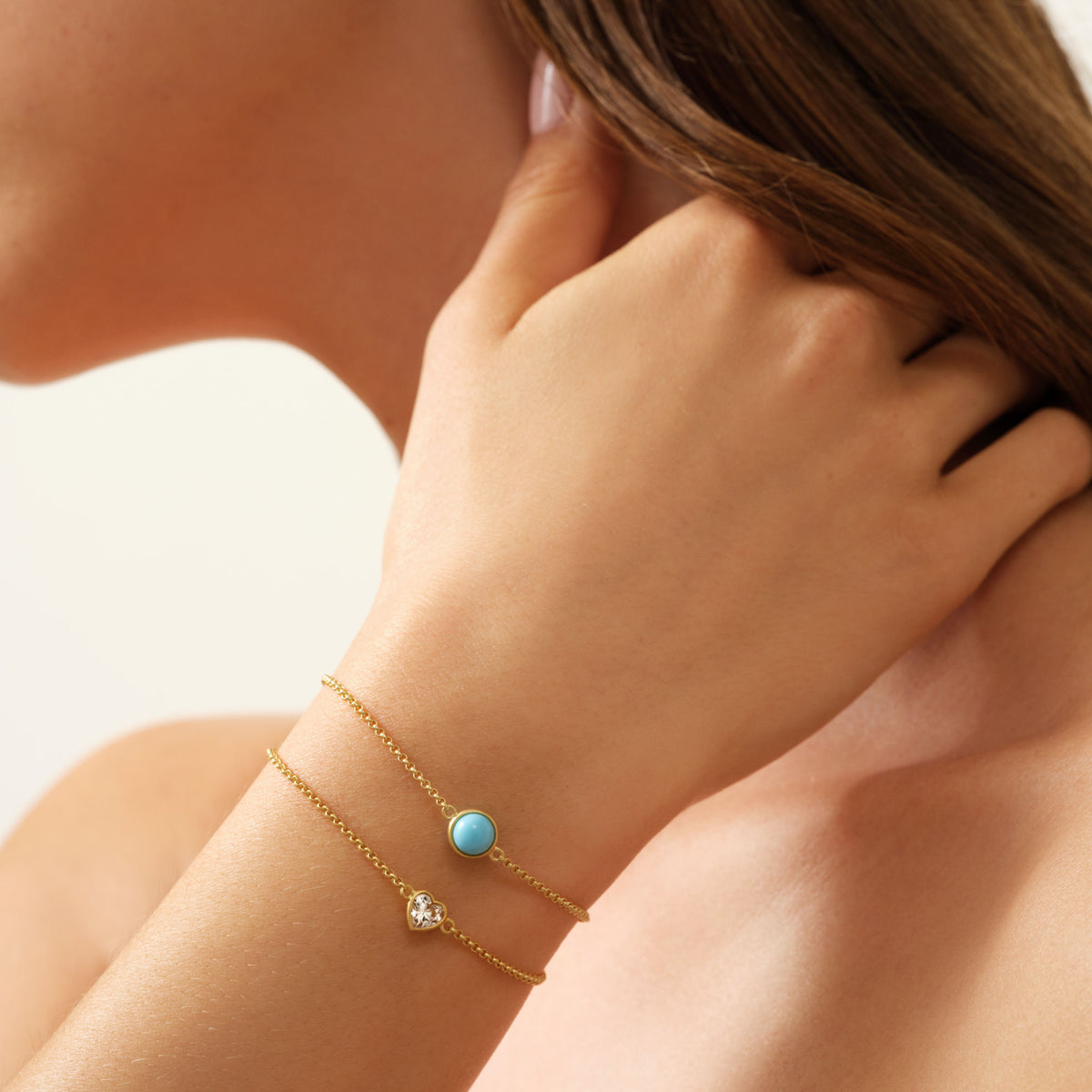 Amorina Forgyldt Armbånd m. Kubisk Zirkon