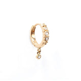 Susie Mini 1 18K Gold Earring w. Diamonds