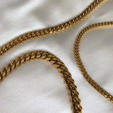 Chubby Chain Link 18K Forgyldt Halskæde