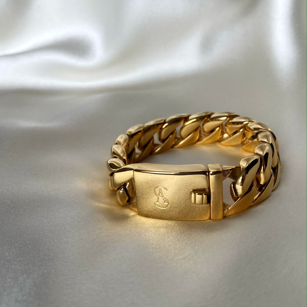 Chunky Chain 24K Forgyldt Armbånd