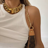 Ridge Chunky Chain 24K Forgyldt Halskæde