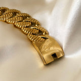 Ridge Chunky Chain 24K Forgyldt Halskæde