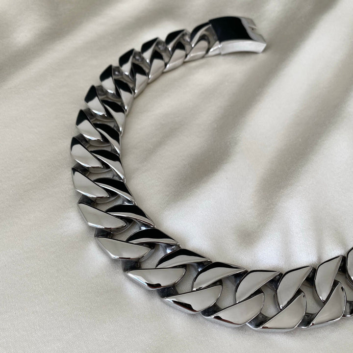 Chunky Chain Rustfrit stål Halskæde