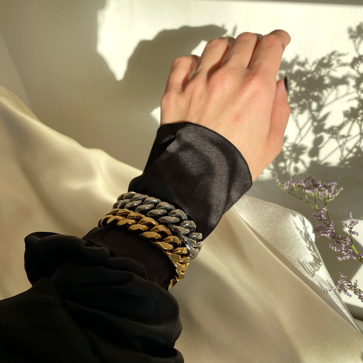 Kette Link Armband 18K vergoldet