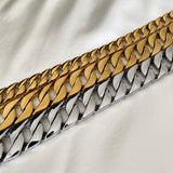 Mini Chunky Chain 24K Gold Plated Necklace