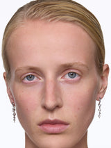 Arctic Medium Silber Ohrring w. Zirkonia