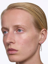 Arctic Medium Silber Ohrring w. Zirkonia