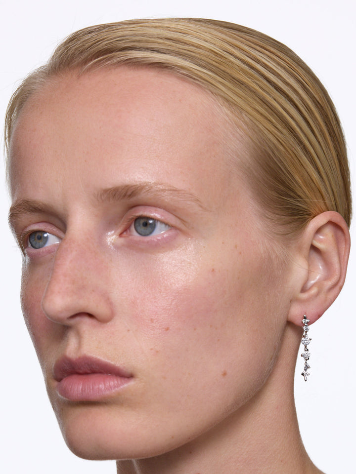 Arctic Medium Sølv Ørering m. Zircon