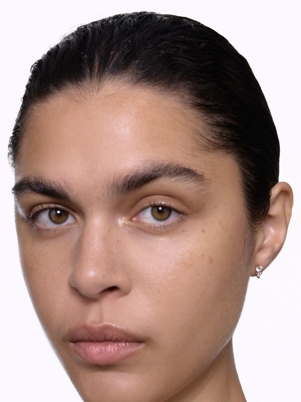 Arctic Small Forgyldt Ørestik m. Zircon