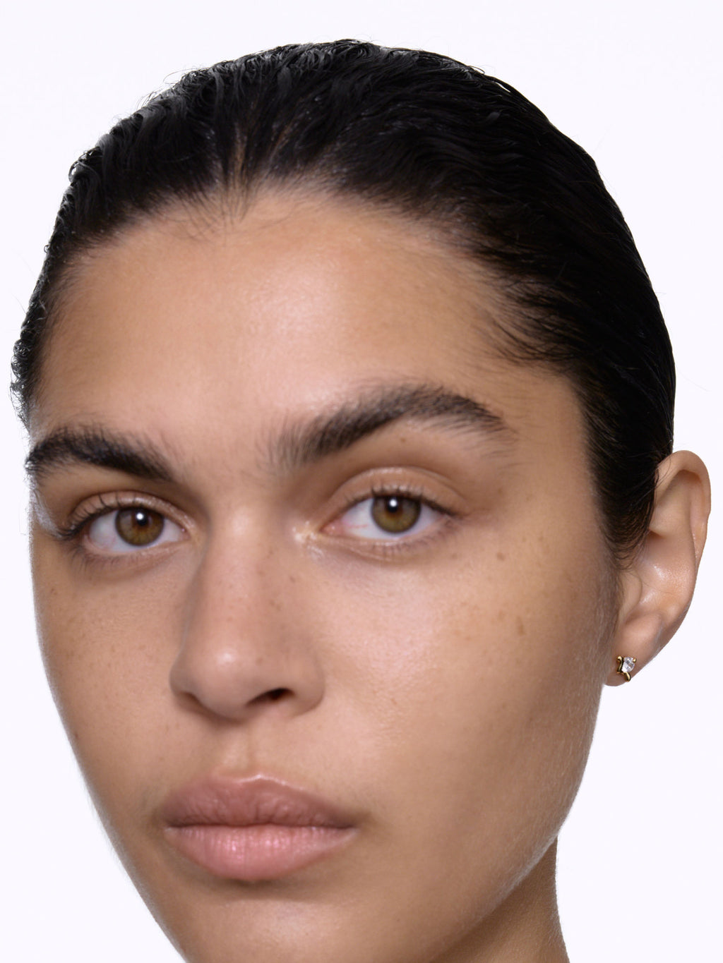 Arktischer Bolzen extra kleiner goldplattierter Bolzen w. Zirkonia