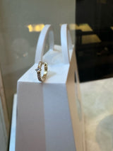 Astra 14K Gold, White Gold or Rose Gold Huggie w. Diamonds