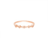 Athena 18K Rose Gold Ring w. Diamonds