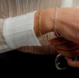 Stella 18K Gold & Silver Bracelet