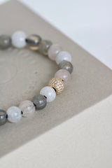 Inner Peace Lifeforce 18K Gold Bracelet w. Diamonds